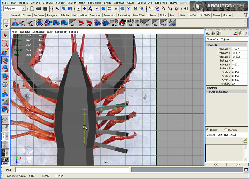 0236_How_To_Modeling_A_Lobster_In_Zbrush_P01_Snap3